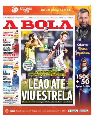 Capa de A Bola