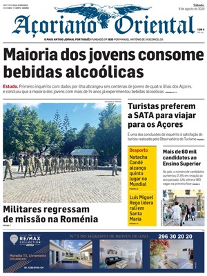 Capa de Açoriano Oriental