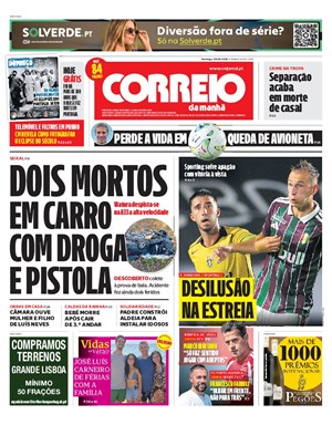 Capa de Correio da Manhã