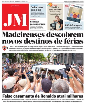 Capa de Jornal Madeira