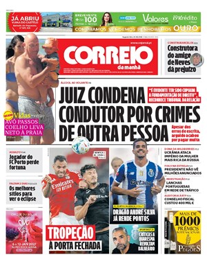 Capa de Correio da Manhã