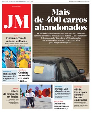 Capa de Jornal Madeira