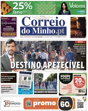 Capa de Correio do Minho