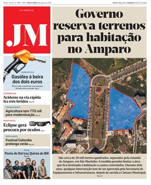 Capa de Jornal Madeira