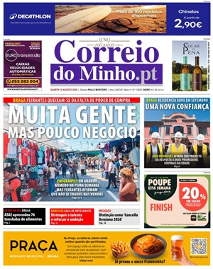 Capa de Correio do Minho