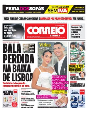 Capa de Correio da Manhã
