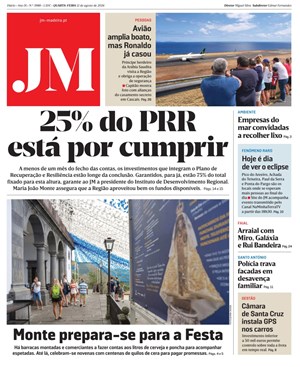 Capa de Jornal Madeira