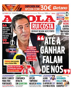 Capa de A Bola