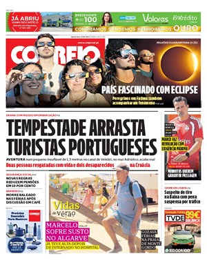 Capa de Correio da Manhã