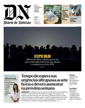 Capa de Diário de Notícias