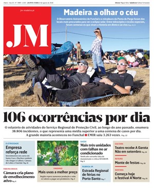 Capa de Jornal Madeira