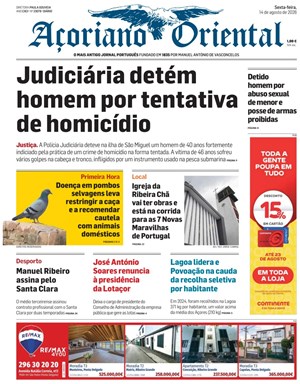 Capa de Açoriano Oriental