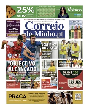 Capa de Correio do Minho