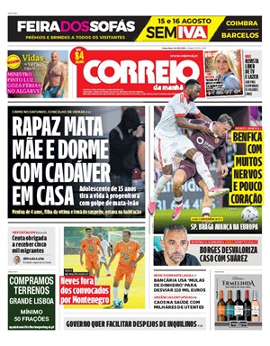 Capa de Correio da Manhã