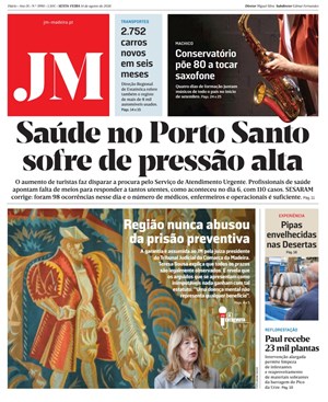 Capa de Jornal Madeira