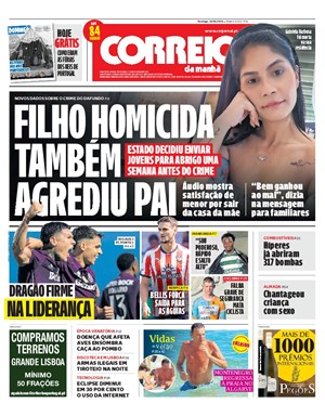 Capa de Correio da Manhã