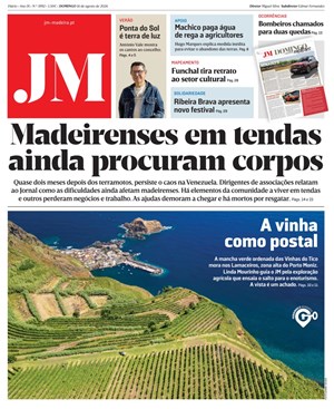 Capa de Jornal Madeira