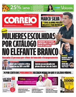 Capa de Correio da Manhã