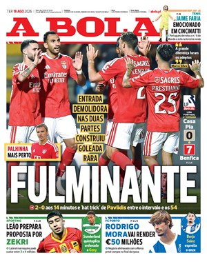 Capa de A Bola