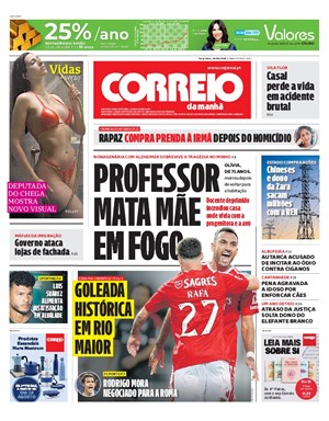 Capa de Correio da Manhã