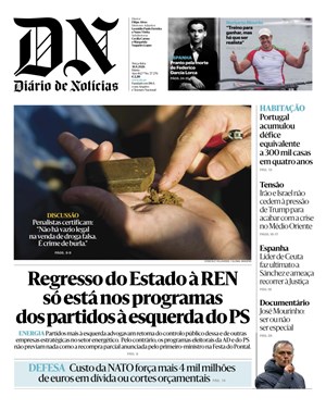 Capa de Diário de Notícias