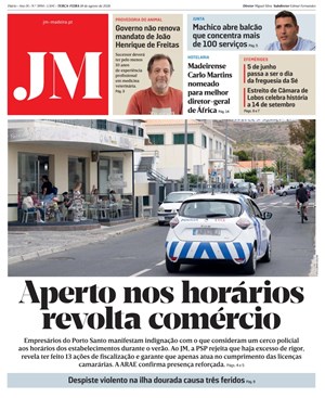 Capa de Jornal Madeira