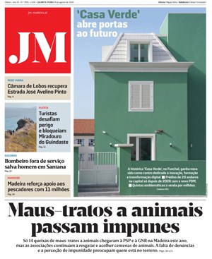 Capa de Jornal Madeira