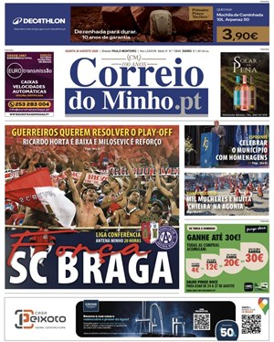 Capa de Correio do Minho