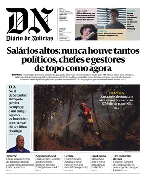Capa de Diário de Notícias