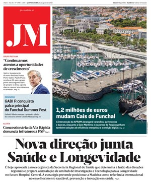Capa de Jornal Madeira