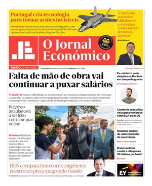Capa de Jornal Económico