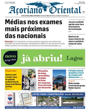 Capa de Açoriano Oriental