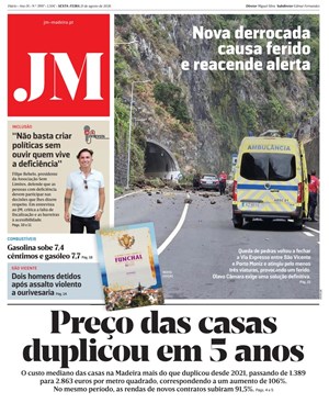 Capa de Jornal Madeira