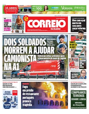 Capa de Correio da Manhã