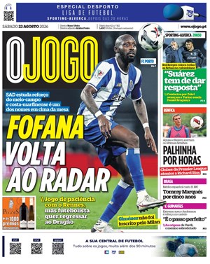 Capa de O Jogo