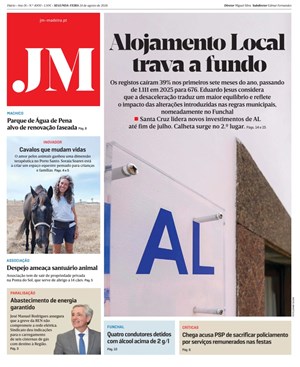 Capa de Jornal Madeira