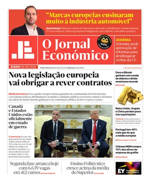 Capa de Jornal Económico