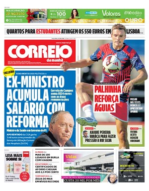 Capa de Correio da Manhã