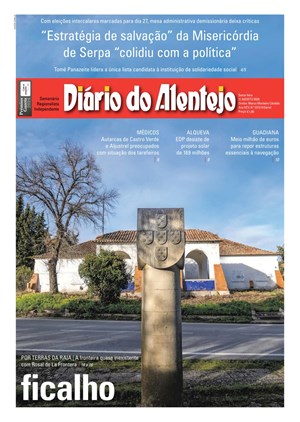 Capa de Diário do Alentejo