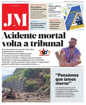Capa de Jornal Madeira
