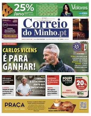 Capa de Correio do Minho