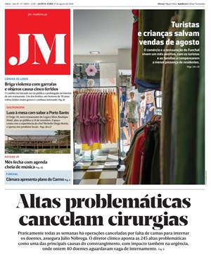 Capa de Jornal Madeira