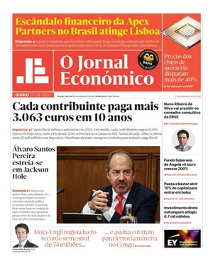 Capa de Jornal Económico