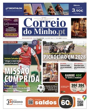 Capa de Correio do Minho