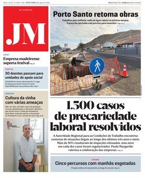 Capa de Jornal Madeira