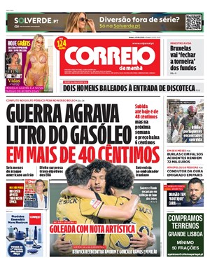 Capa de Correio da Manhã