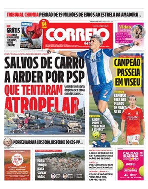 Capa de Correio da Manhã