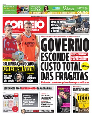Capa de Correio da Manhã