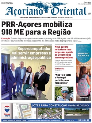 Capa de Açoriano Oriental