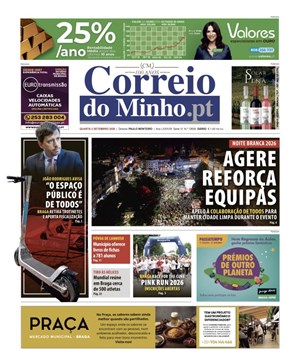 Capa de Correio do Minho